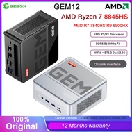 GEM12 AMD Ryzen 7 8845HS Mini PC R7 7840HS R9 6900HX Windows 11 DRR5 32GB 1TB Mini Desktop Computer