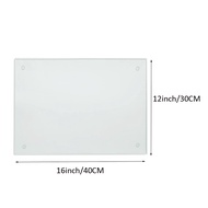 【Must-have】 Plexiglass Glass Anti-Slip Transparent Cutting Board Food Chopping Board For Kitchen Cou