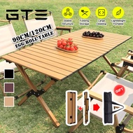 GTE 90CM/120CM Carbon Steel Alloy Table Outdoor Ultra Light Camping Folding Dining Table - Fulfilled