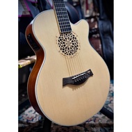 AK Guitar AK-D2 CEQ Acoustic Guitar 41" Natural