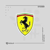F1 Sticker Vinyl Doff Laminated Sticker | Ferrari Logo Sticker