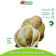Durian Montong palu manis 1buah utuh (3kg)