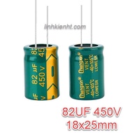 Capacitor 82UF 450V 82uf size 18X25MM