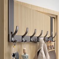 Aluminum Door Behind Hook Storage Wall Hanging Clothes Hanger Coat Hook Punch-free Hanger Bedroom Or
