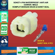 DLC 4 PIN MALE SOCKET HONDA DLC 4 PIN MALE SOCKET - DLC 4 PIN SOCKET HEAT RESISTANTHONDA