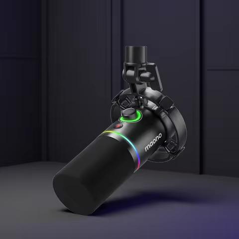 maono PD200X XLR\USB Dynamic Microphone for Gaming Recording Streaming Youtube Metal Mic with Softwa