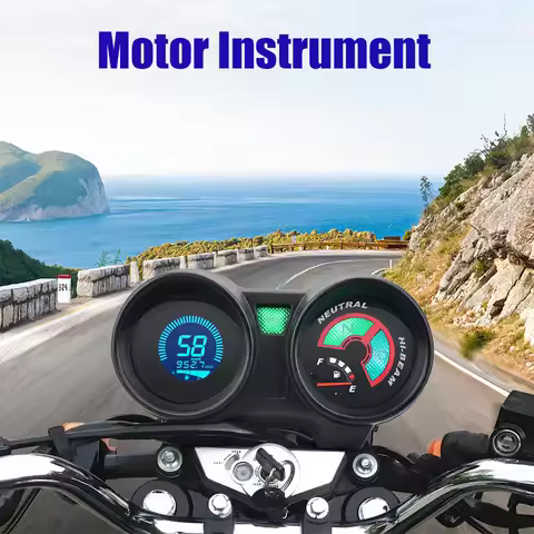 Digital LCD Motorcycle Speedometer for Honda CG150 2004-2009 Fan150 For Brazil TITAN 150 Speed Gauge