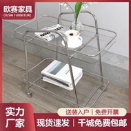 Household Hotel Nordic Trolley Living Room Side Table Creative Corner Table Dining Cart Trolley Mobi