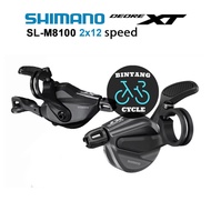 Shimao DEORE XT SL M8100 2x12 Speed Shifter Lever MTB Bike Bicycle Shift Lever 12S