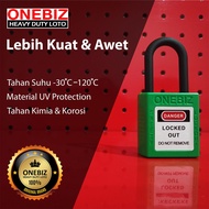 ONEBIZ LOTO Padlock GRN Equivalent Masterlock 406GRN Model Master Lock 406GRN