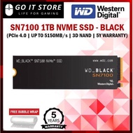 Western Digital WD_BLACK SN7100 1TB NVMe SSD (Gen4, M.2 2280, Black)