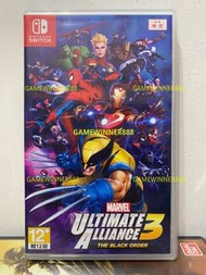 《今日快閃價》（中古二手）Switch NS遊戲 漫威英雄 終極聯盟3 Marvel Ultimate Alliance 3 The Black Order 港版中英日文版