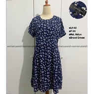 Emcee flowery navy dress