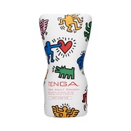 TENGA ✕ Keith Haring 擠捏杯｜聯名經典款｜一次性飛機杯