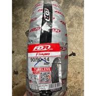 FDR 90/90-14 FDR TUBELESS REAR AUTOMATIC TIRE FDR FLEMINO motif ORIGINAL NEW production 2025