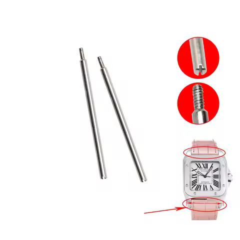 Kdr 26.5mm 30.7mm Screw Rod for Cartier Santos 100 Watch Rod Screw High Quality Solid Rust-Proof Wat