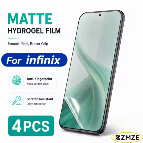 4Pcs Smooth Matte Hydrogel For infinix Hot 60 40 Pro 50i 40i 30i 50 60i 4G 50 Pro 4G 30 20 Play NFC 