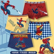 Foreign Trade Pure Cotton Boy's Underwear Boxer Boxer Shorts Cartoon Breathable Children's Underwear