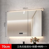🐘Smart Bathroom Mirror Cabinet Separate Wall-Mounted Bathroom with Light Dressing Mirror Bathroom Mirror with Shelf Stor