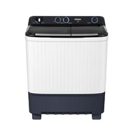 ไฮเออร์ เครื่องซักผ้าฝาบน 2 ถัง ความจุ 9 กก. รุ่น HTW90-1217BS สีขาว
