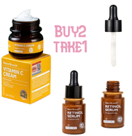 Retinol Serum Face Vitamin Cream, Serum VA Anti Aging Whitening Renewing Skin Reduce Freckles Fading
