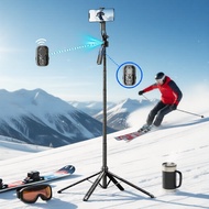 SELFIESHOW C17 Auto-Swivel Gimbal Tripod with Stabilizer Grip & Bluetooth Remote, Best for iPhone Li