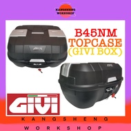 GIVI (B45NM) 45LTR. ATLAS MONOLOCK® TOP CASE (GIVI BOX) ~ *BLACK* KOTAK CASES BACK BELAKANG