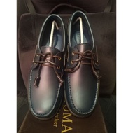 Tomaz C999A Men's Leather Boat Shoes (NAVY)