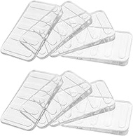 8Pcs Plastic Shims Wedge Clear Toilet Shim Table Levelers Adjustable Blocks Trimmable Furniture Shim