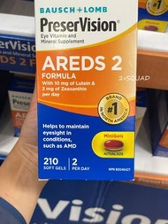 ［加拿大代購］ PreserVision眼部維生素和礦物質補充劑210 粒
