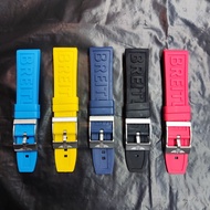 Tali Karet Jam Tangan Breitling 1884 22mm 24mm Rubber Silicone