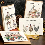 [pantorastar] 12pcs Christmas Advent Greeting Card Gift Creative Merry Christmas Party Wedding Decoration Envelopes