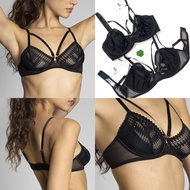 High quality big size bra 40B 90B soft lace no ruffles big size bra