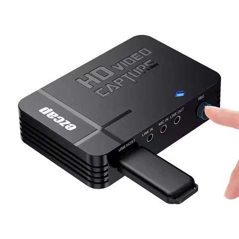 Ezcap288Q HDMI AV Video Capture Card 1080P 60Hz Recording Game Recorder One Key Record To USB U Flas