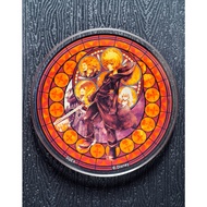 [updated August 5] Genuine Japanese Kingdom Hearts game glass plate and metal keychain