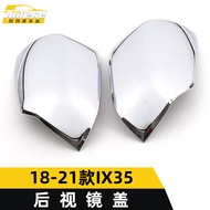 Suitable for 18-21 IX35 Rearview Mirror Cover Sequins IX35 Plating Reflector Rearview Mirror Decorat