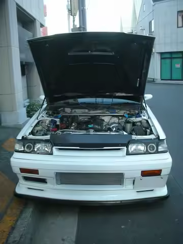 for Nissan SKYLINE GT-R HR31 1985-1989 Front Hood Bonnet Modify Gas Struts Carbon Fiber Spring Dampe