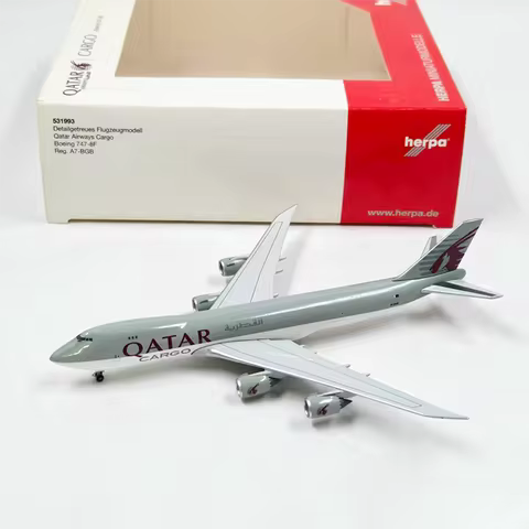 herpa Diecast Alloy 1:500 Scale Boeing 747-8F 531993 Cargo Aircraft Model For Display Collections