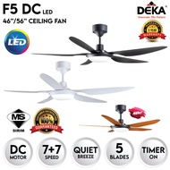 DEKA KRONOS F5DC LED 7 SPEED CEILING FAN 56” WITH REMOTE CONTROL