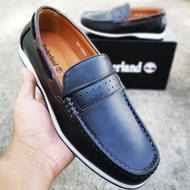 [READY STOCKS] TIMBERLAND LOAFER SLIP ON BLACK SHOES NEW EDITION CASUAL