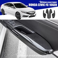 Honda Civic (2016-2022) Door armrest cover for civic fc gen10 car accessories