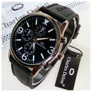 Promo JAM TANGAN PRIA WANITA CHARLES DELON WATERPROOF