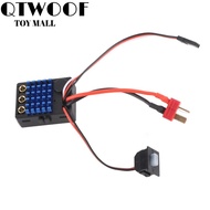 QTWOOF Brushless ESC, 35A 5V/2A BEC Sensorless Motor ESC, Durable Waterproof Short Wire Remote Contr