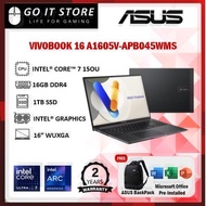 ASUS VIVOBOOK 16 A1605V-APB045WMS / APB046WMS
