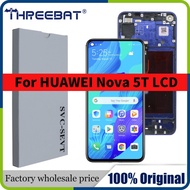 6.26'' Original Display Replacement With Frame For Huawei Nova 5T LCD Touch Screen Digitizer Assembl