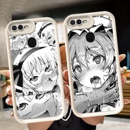 Soft Casing for OPPO F9 F5 A1K F7 A12 A5S A12s A11K A3S A7 A5 A12E Pro White Q111 Comics Ahegao