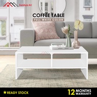 Furniture Art Design 100 cm 2 layers Coffee table / Meja Kopi