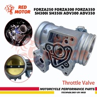 เรือนปีกผีเสื้อ FORZA250 FORZA300 FORZA350 SH300i SH350i ADV300 ADV350 คันเร่งวาล์ว 43 มม.
