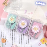 HILDAR Stapler Set School Mini Morandi Color Binding Tools