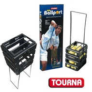 TOURNA BallPort Tennis Balls Pick up 80 balls ตะกร้าเก็บลูกเทนนิสอัจริยะจุ 80 บอล